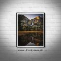 عکس آبشار و دریاچه یوسمیت